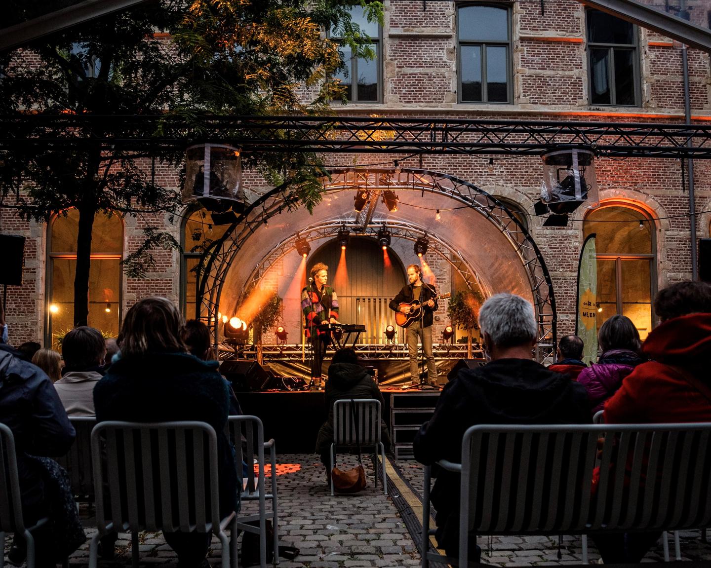 De binnenkoer van Het Predikheren is een geweldige locatie voor dit evenement.  
